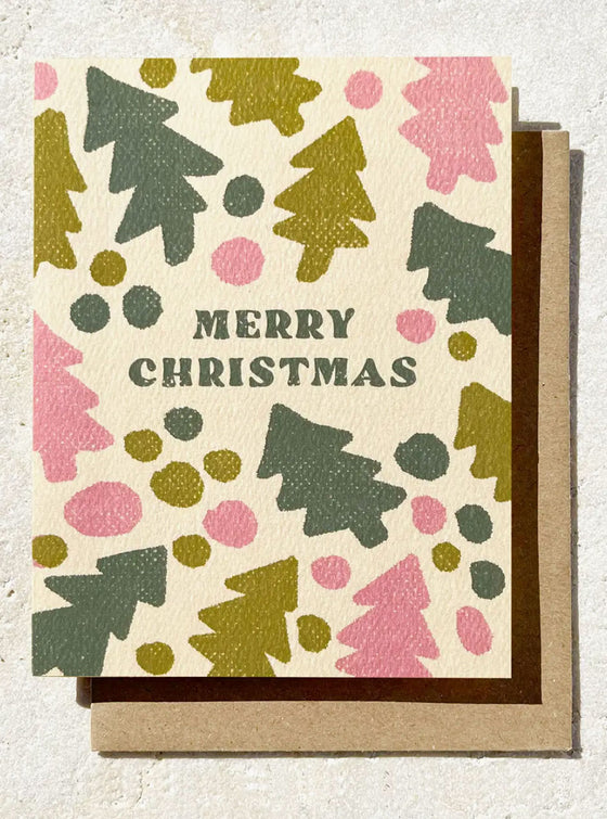 Daydream Prints Merry Christmas Tree Card