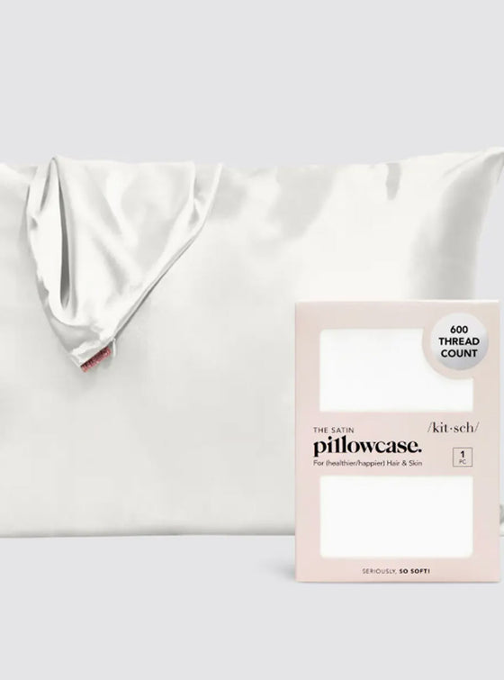 Kitsch Satin Pillowcase -Ivory