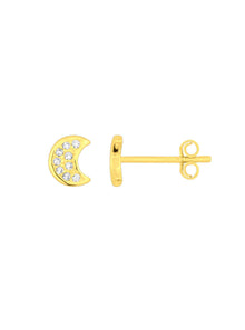  FYB Moon Studs In 2 Colors