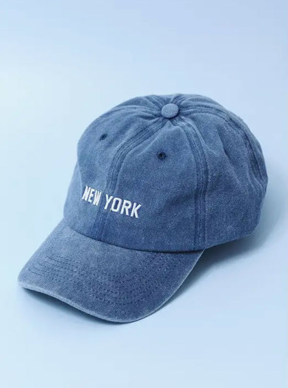 New York Baseball Hat in 2 Colors