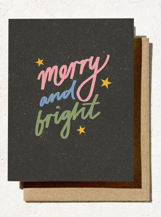 Daydream Prints Merry and Bright Card