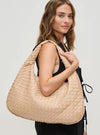 Victoria Woven Hobo Bag