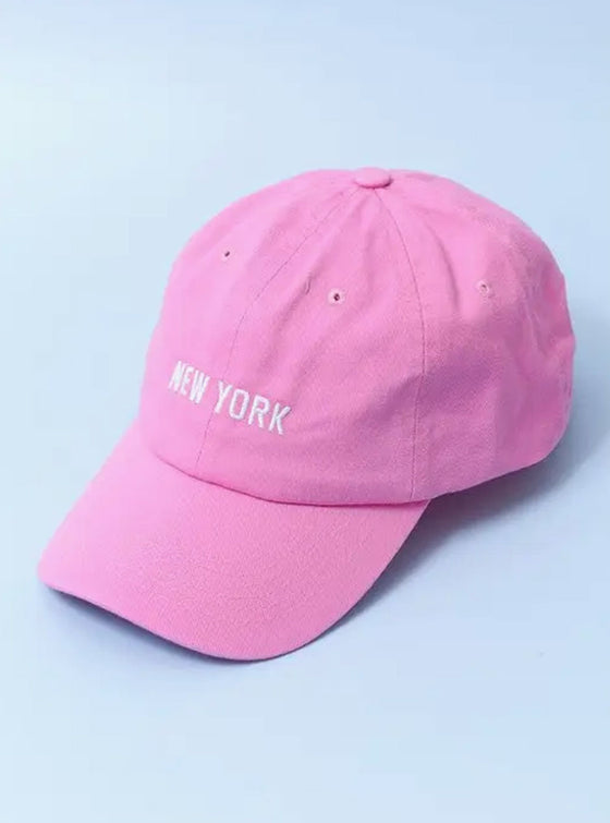 New York Baseball Hat in 2 Colors