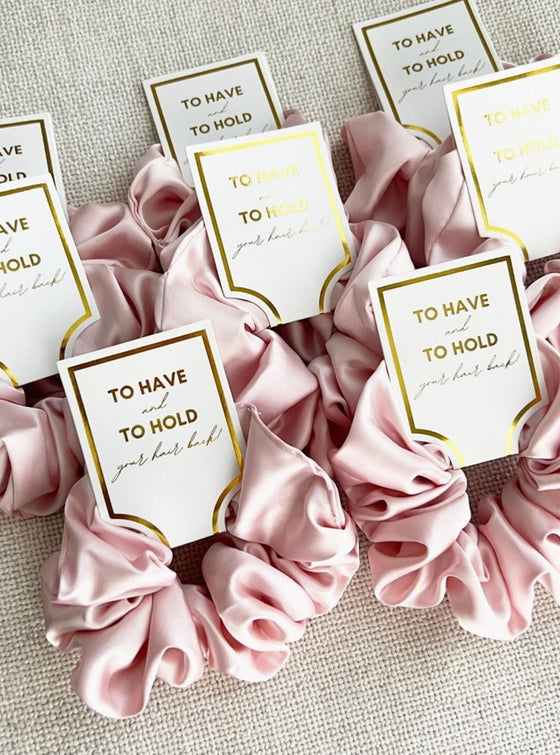 Silk Satin Scrunchie In 3 Colors
