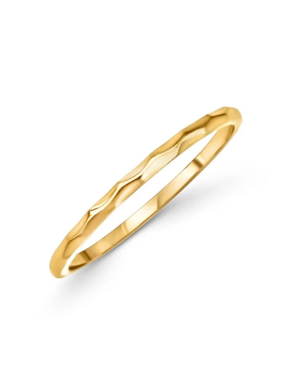 Ellie Vail Chandler Hammered Ring