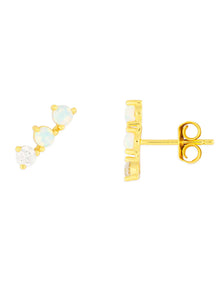  FYB Opal Climber Studs In 2 Colors