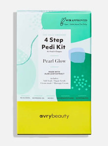  AvryBeauty Pearl Glow 4 Step Pedi Kit