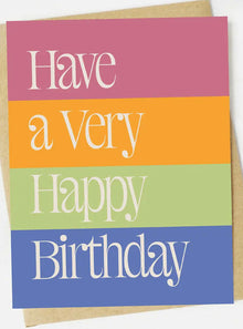  Have A Very Happy Birthday Card