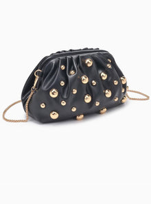  Carey Studded Clutch In 2 Colors