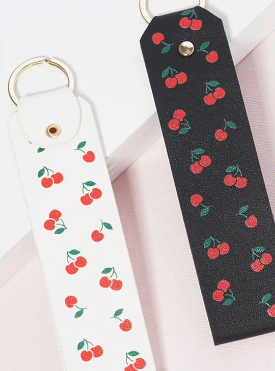 Cherry Delight Keychain in 2 Colors