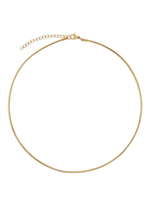  Ellie Vail Amara Dainty Snake Chain Choker Necklace