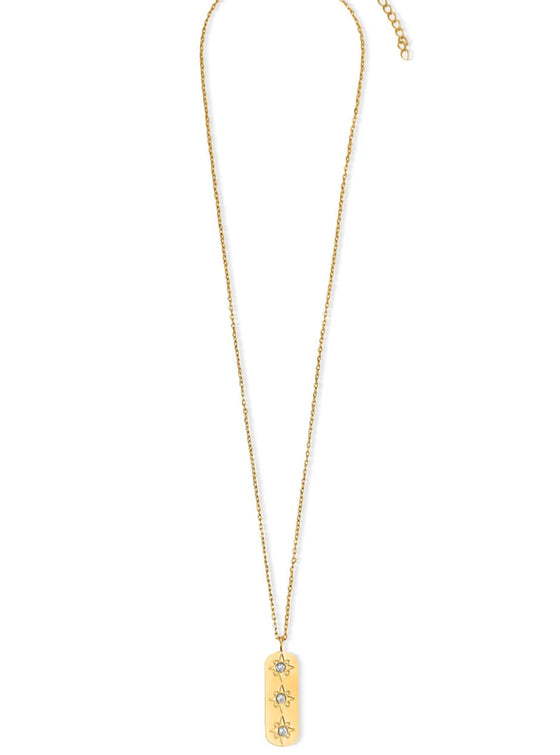 Ellie Vail Coven North Star Tag Pendant Necklace