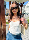 Free People Full Bloom Eyelet Cami