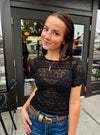 Free People Angelina Lace Top