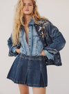 Free People Madison Ave Denim Mini