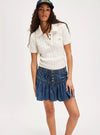 Free People Roselle Denim Mini Skirt