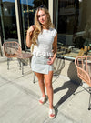 Free People Wynne Railroad Skirt