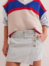 Free People Wynne Railroad Skirt
