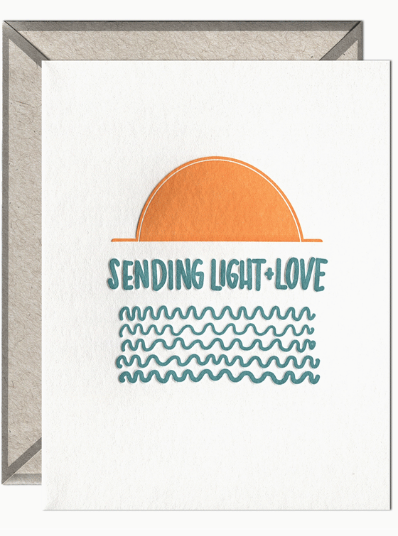 Sending Light and Love Card