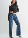 JBD Low Rise Studded Baggy Jean