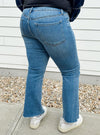 JBD Stretchy Cropped Flare Jeans