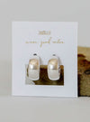 Jaxkelly Silver Wide Hoop Earrings