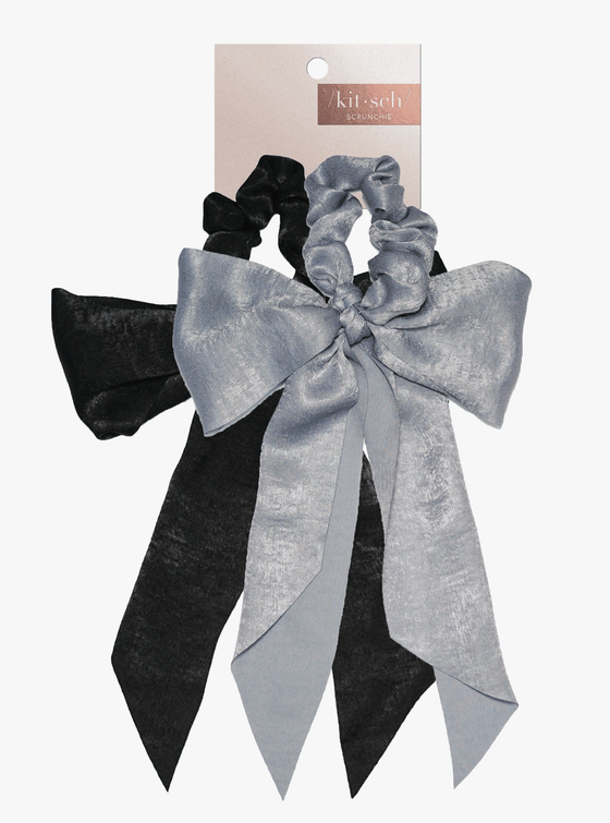Kitsch Satin Scarf Scrunchies in 2 Colors