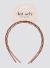 Kitsch Recycled Plastic Zig Zag Headband Set
