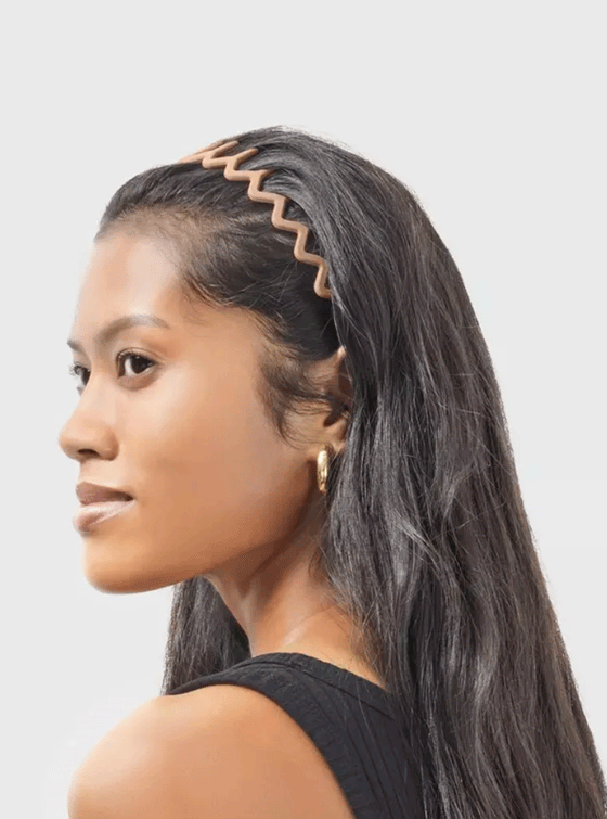 Kitsch Recycled Plastic Zig Zag Headband Set