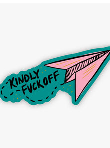  Kindly fuckoff sticker