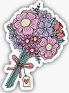 Valentine's Day Flowers Bouquet Sticker