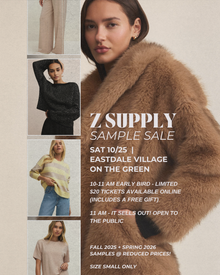  Z Supply Sample Sale Early Bird Ticket