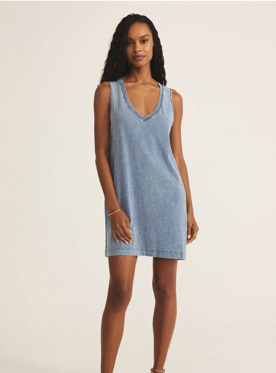 ZSupplySolaneV-NeckDenimDress