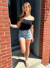 Vervet High Rise A-Line Shorts