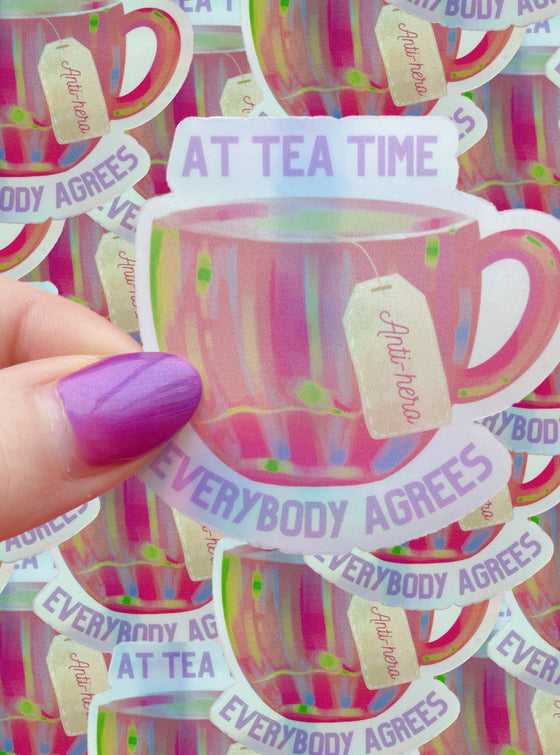 Anti Hero Tea Cup Sticker