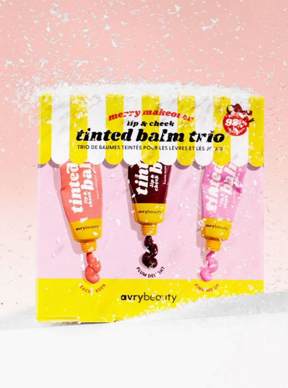 AvryBeauty Merry Makeover Tinted Balm Trio