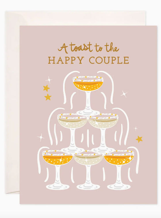 A Toast To The Happy Couple Card