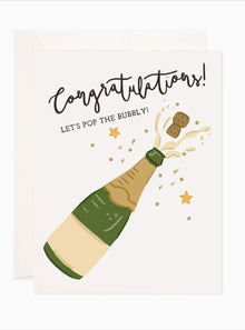  Bubbly Congratulations Card