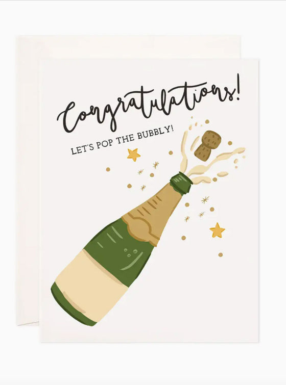 Bubbly Congratulations Card