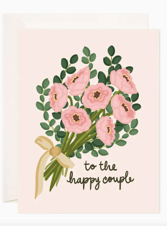 To The Happy Couple Congratulations Card