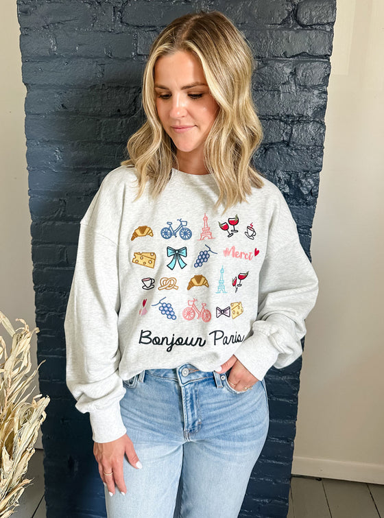 Bonjour Paris Sweater