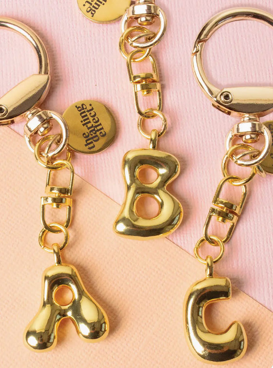 Bubble Letter Bag Charm