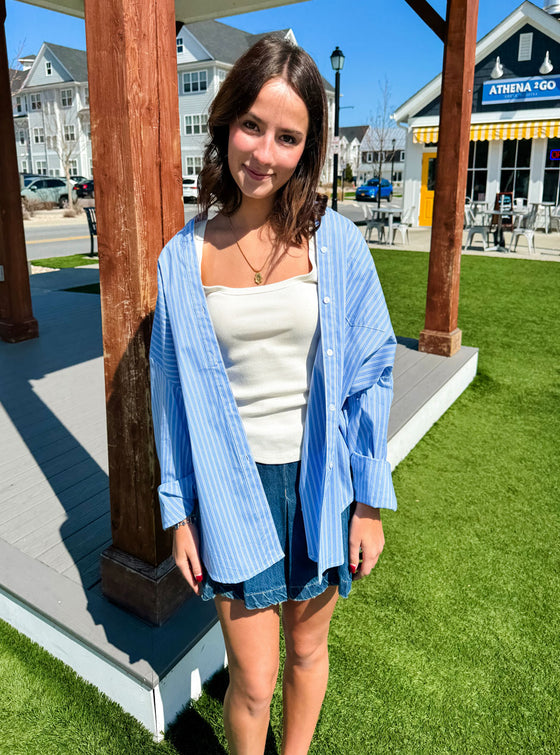 Sail Away Button Up in 2 Colors