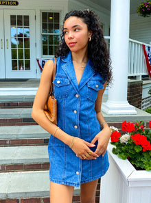  Chambray Charm Dress