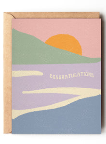  Congratulations - Beach Summer Congrats Card