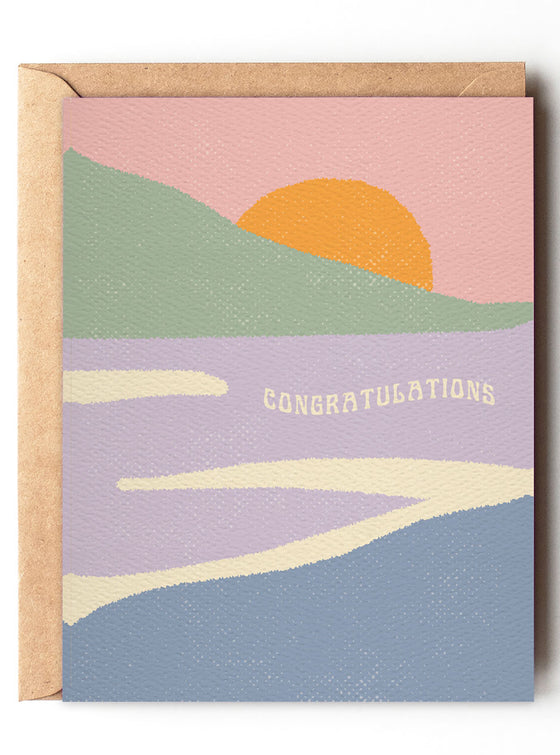 Daydream Prints Congratulations - Beach Summer