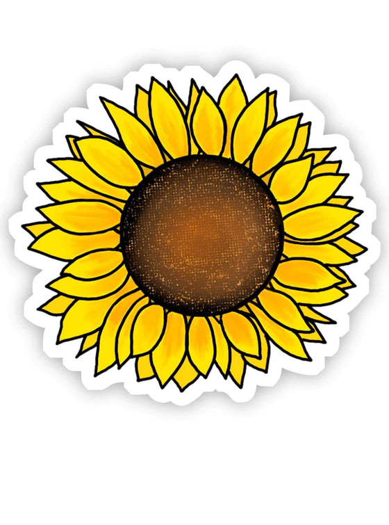 Cute Yellow Sunflower Sticker