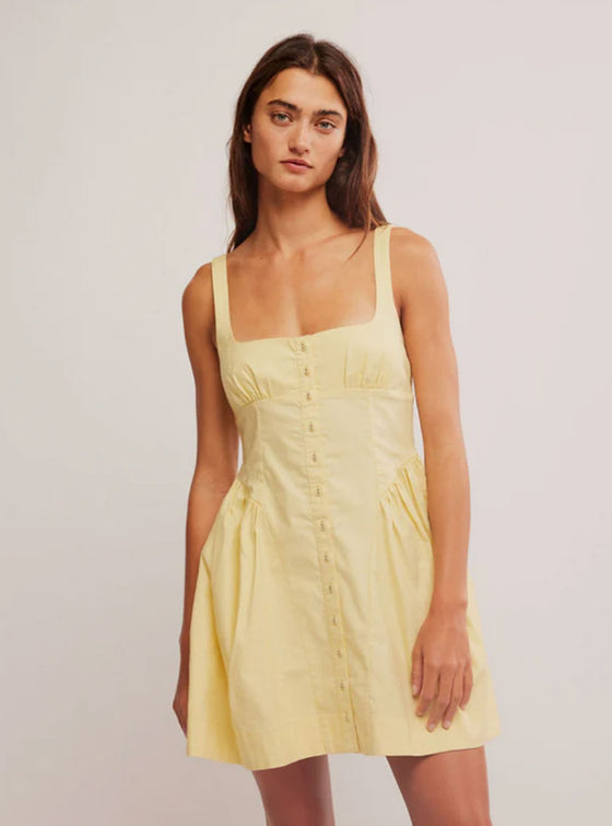 Free People Astrid Oxford Mini Dress