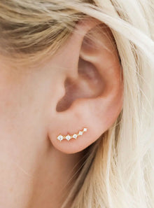  Jaxkelly Crawler Gold Earrings