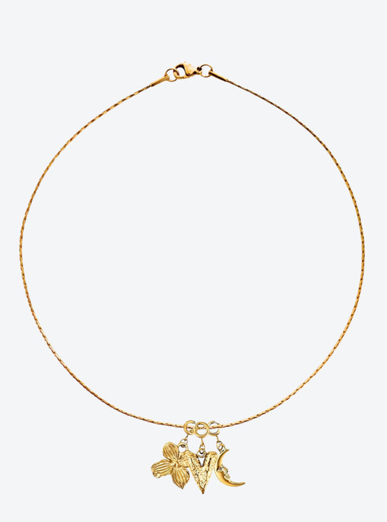 Ellie Vail Esther Box Chain Choker Necklace